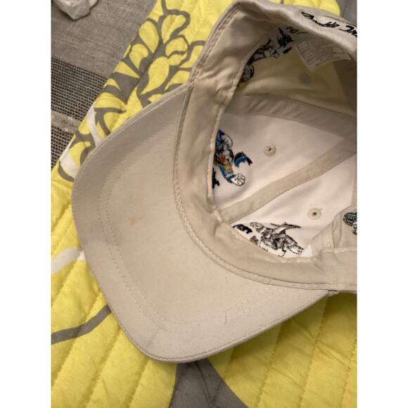 Walt Disney World Parks Donald Duck 90th Anniversary Baseball Cap Hat Beige - Picture 5 of 5